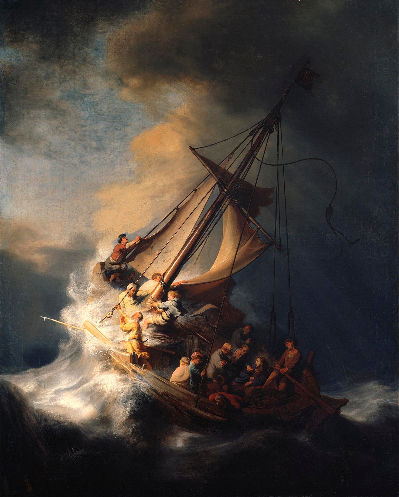 Jesus Calms the Storm for Kids illustration