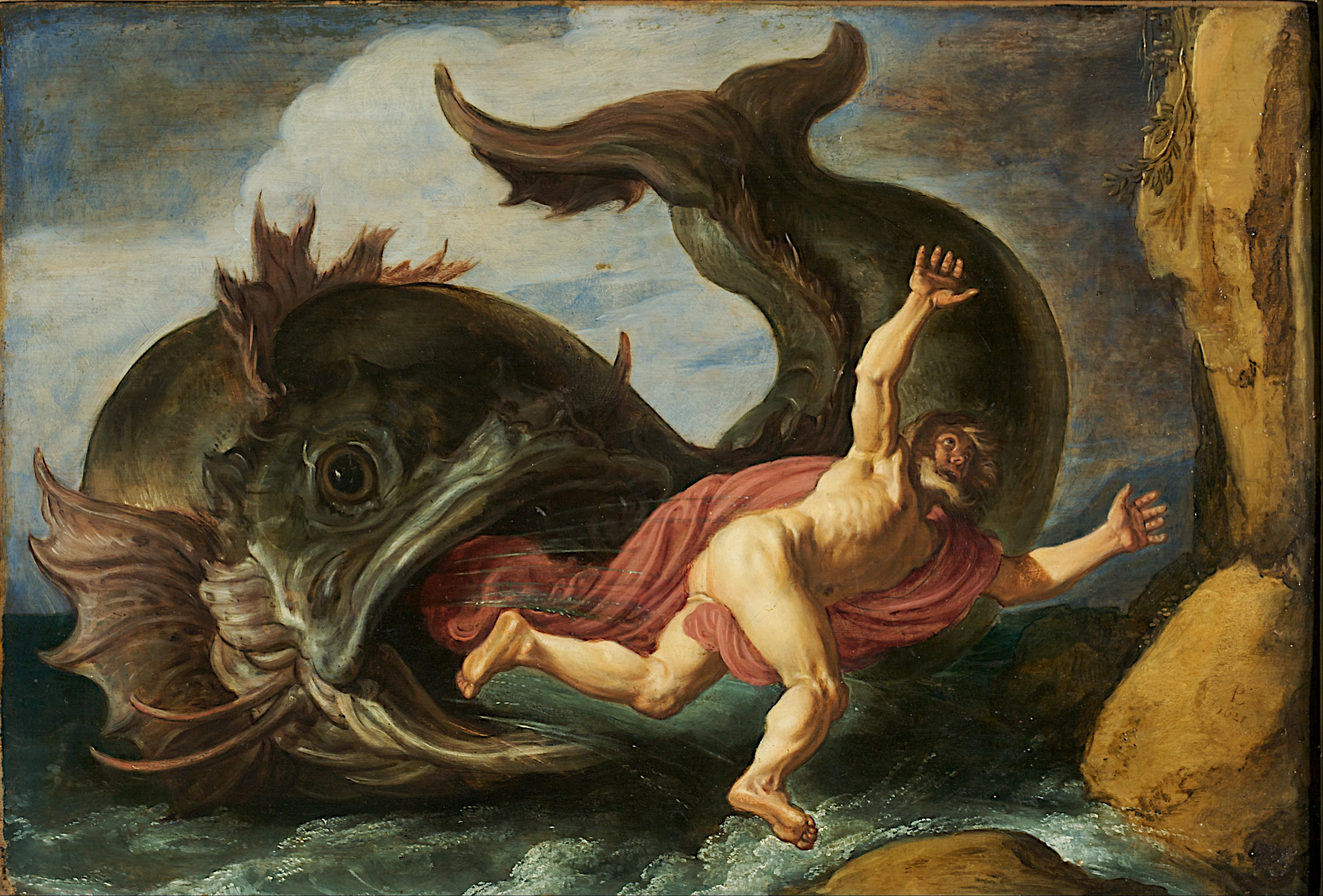 Jonah and the Whale Story for Kids illustration