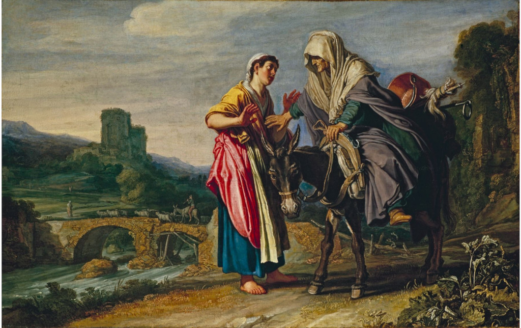 Ruth and Naomi Bible Story for Kids illustration